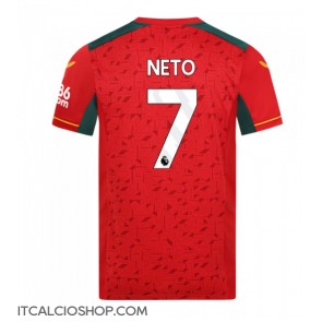 Wolves Pedro Neto #7 Seconda Maglia 2023-24 Manica Corta